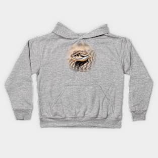 Coiled and ready to strike Kids Hoodie